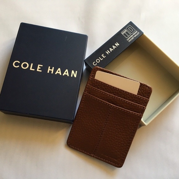 Cole Haan Other - COLE HAAN FRONT POCKET LEATHER CLIP WALLET